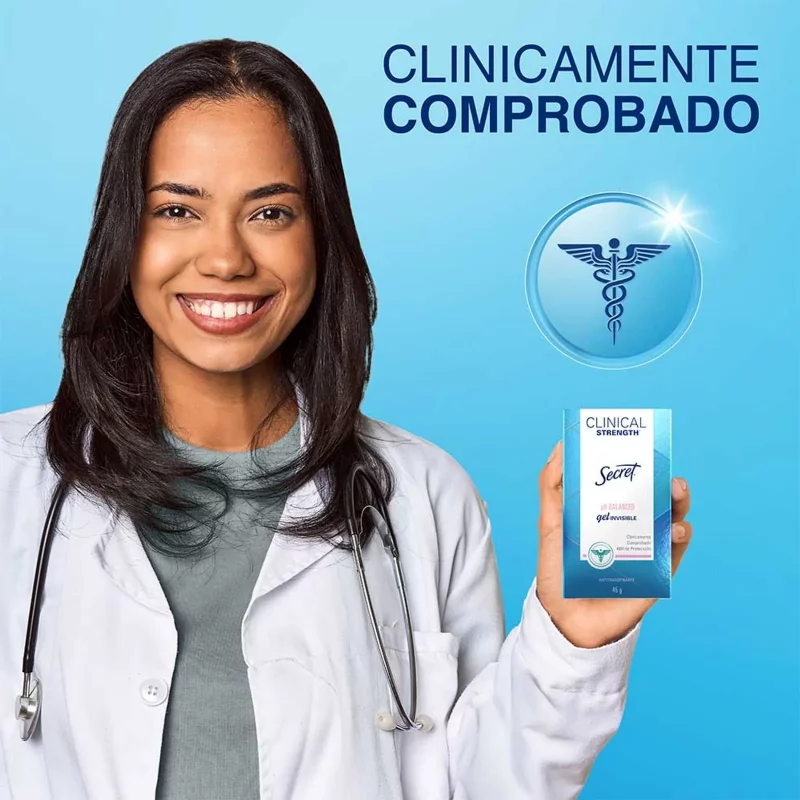 Desodorante Secret Gel Clinical Ph Balanceado x 45 g