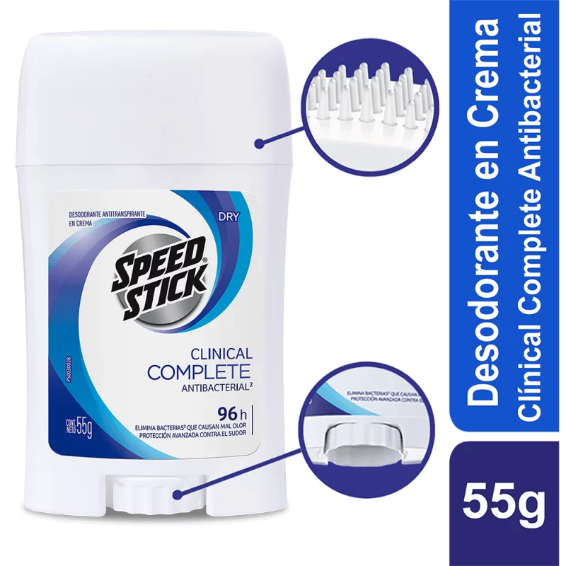 Desodorante Speed Stick Clínical Cream Barrel 55g