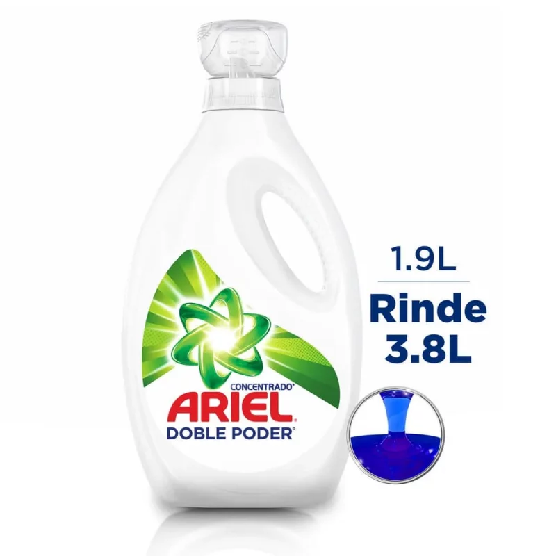 Detergente Ariel Líquido 1900 ml Concentrado