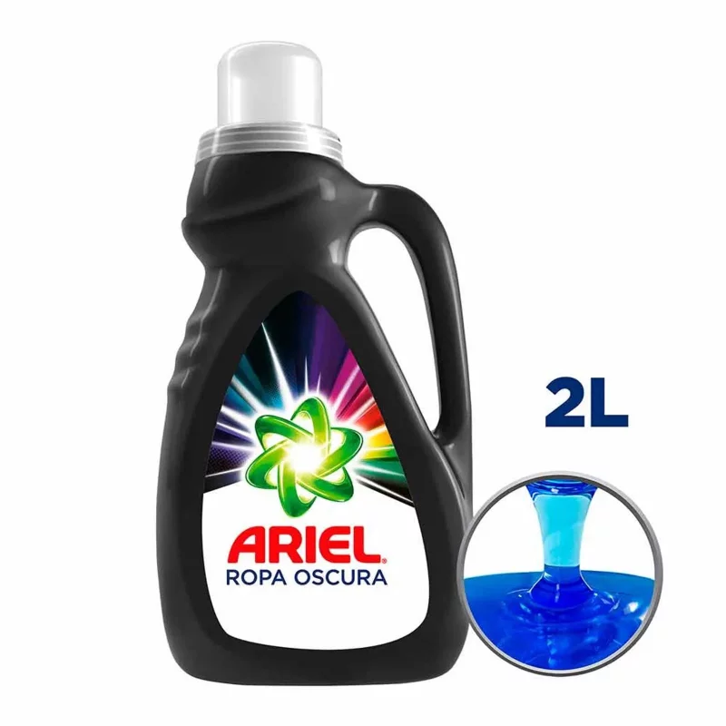 Detergente Ariel Líquido 2000 ml Ropa Oscura