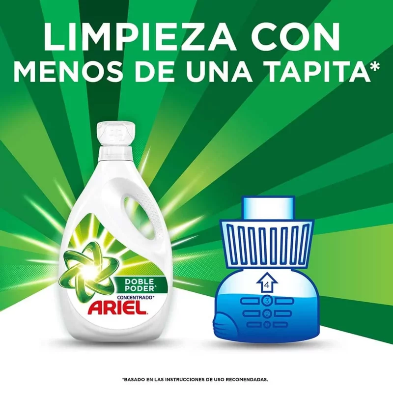 Detergente Ariel Liquido Doble Poder x 3700 ml