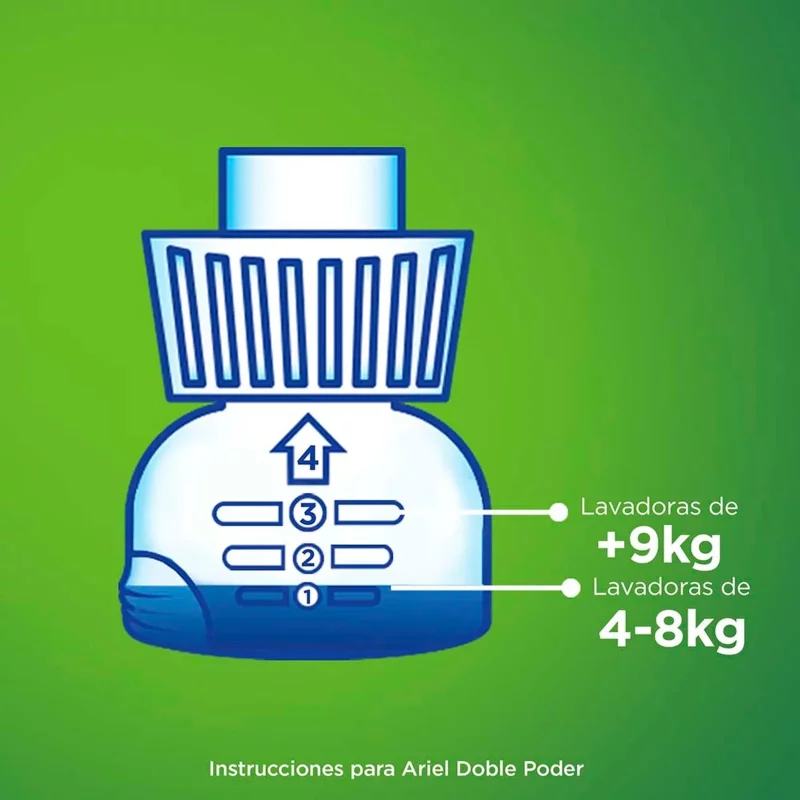 Detergente Ariel Liquido Doble Poder x 3700 ml
