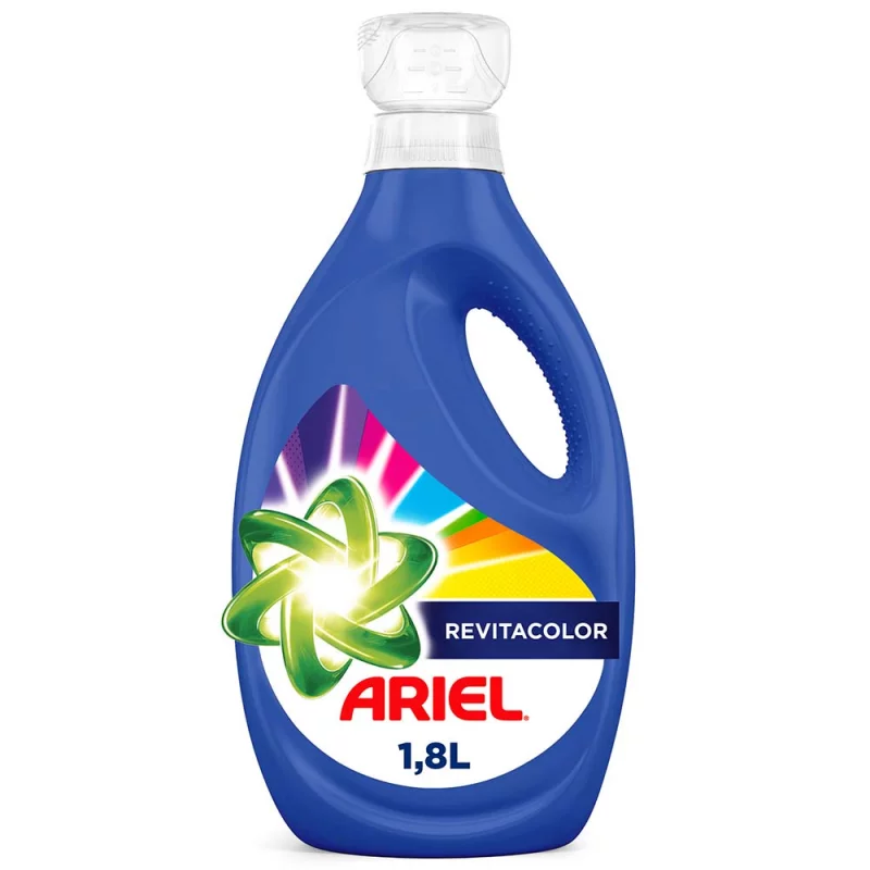 Detergente Ariel Líquido x 1800 ml Revitacolor