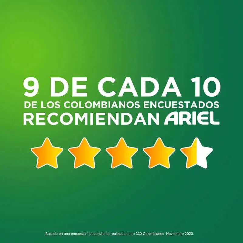 Detergente Ariel Regular en Polvo 2500 g