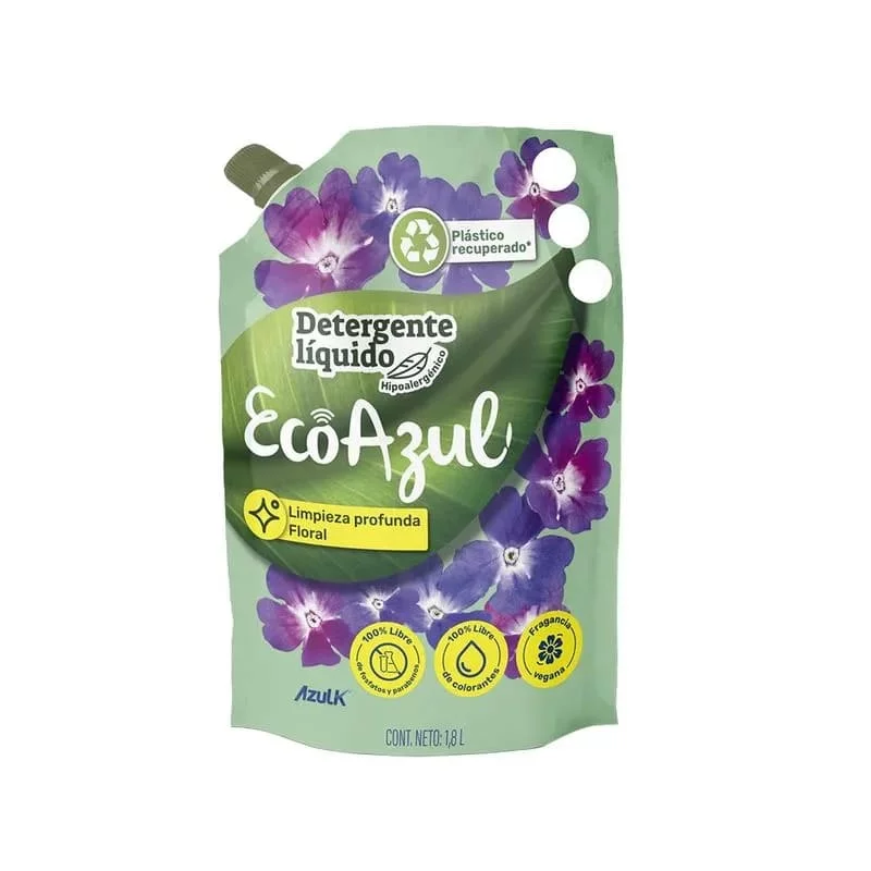 Detergente Liquido Ecoazul Doypack x 1800 ml