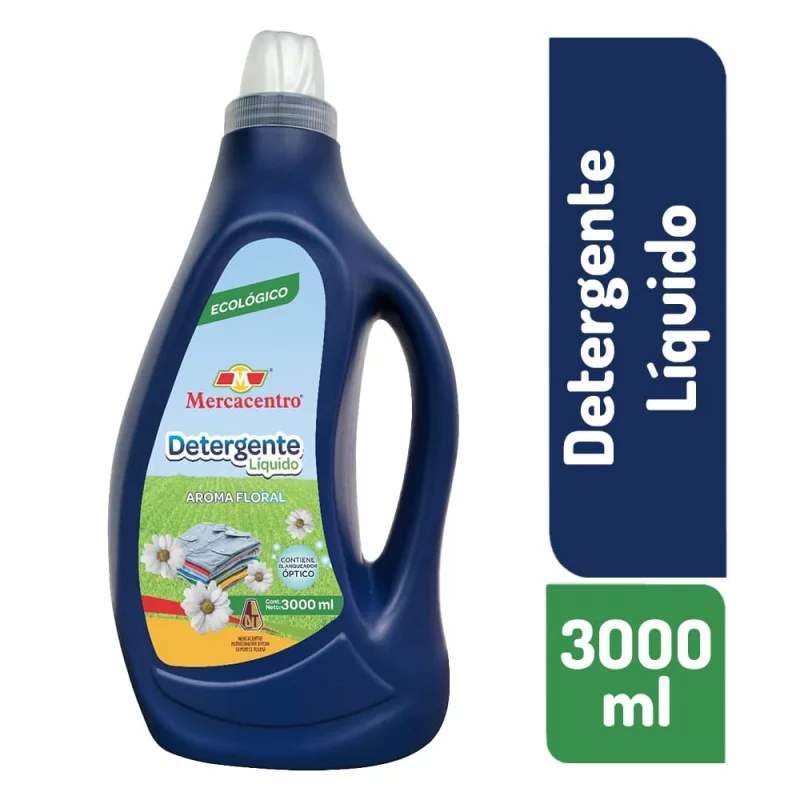 Detergente Líquido Mercacentro Aroma Floral x 3000 ml