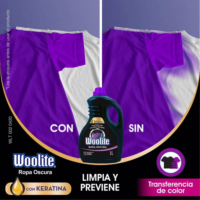 Detergente Líquido Woolite Ropa Oscura 900 ml