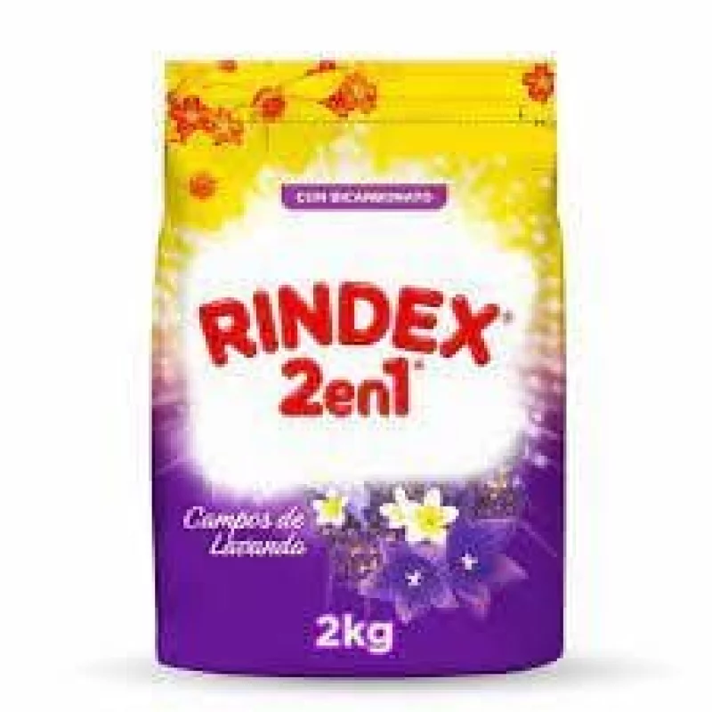 Detergente Rindex 2000 g 2 En 1 Campos Lavanda