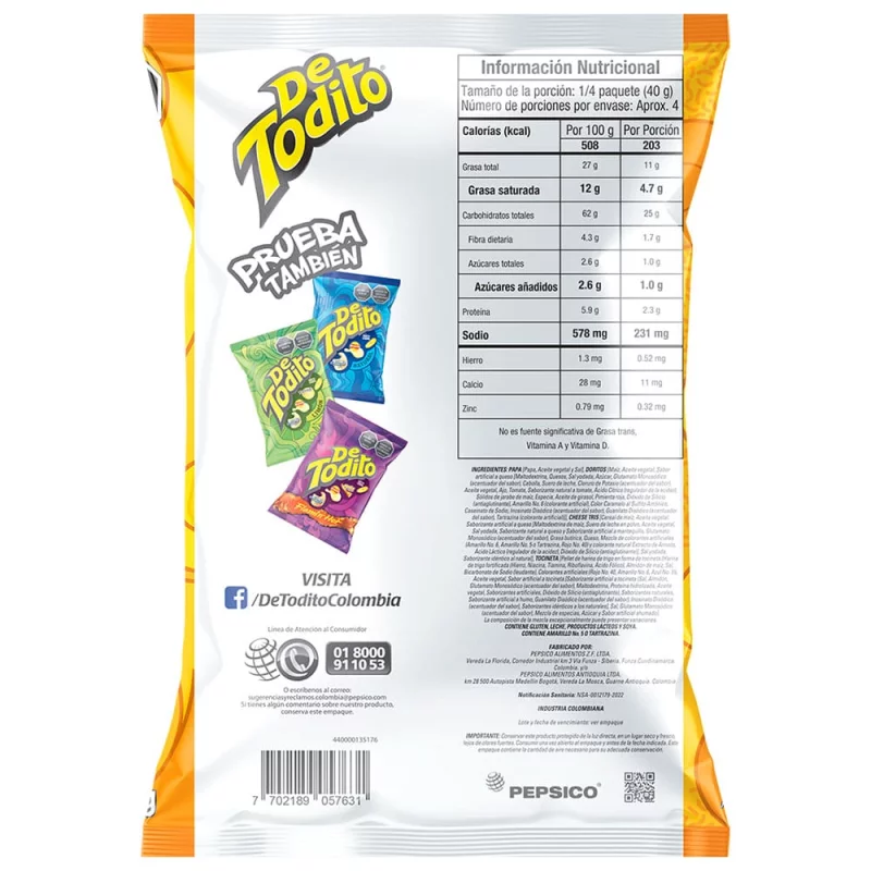 Detodito Fritolay Mix x 165 g