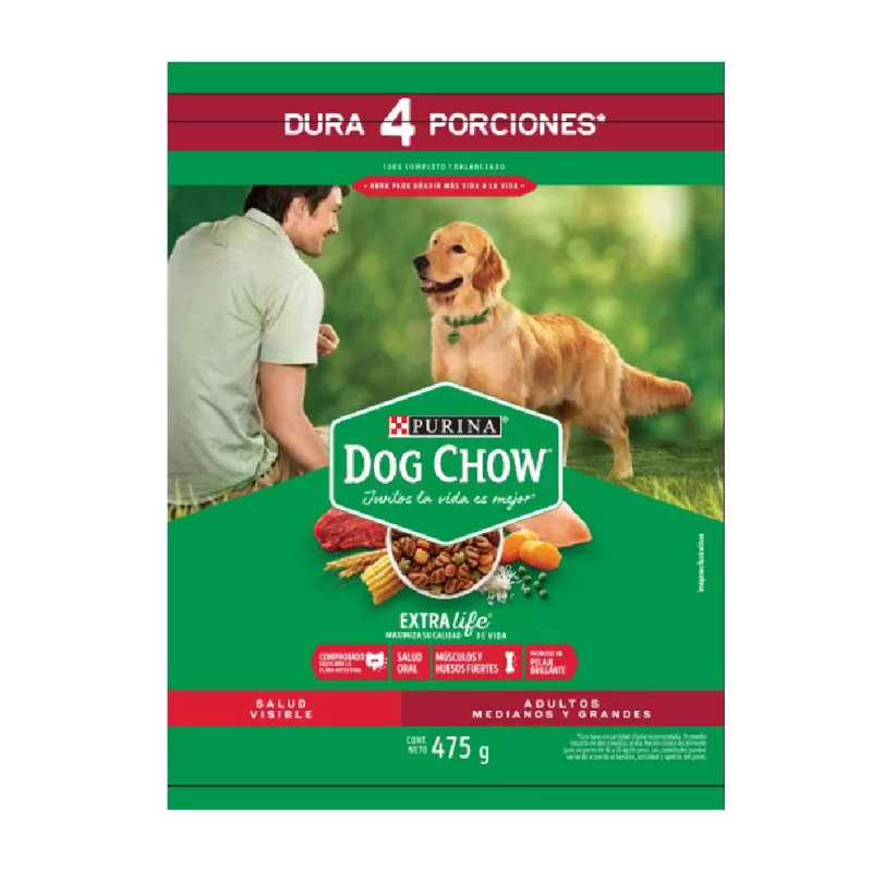 Dog Chow Razas Med y Grandes 475 g