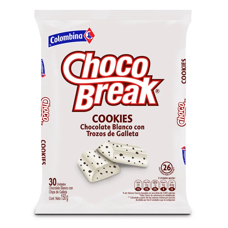 Dulce Choco Break 30 und Cookies