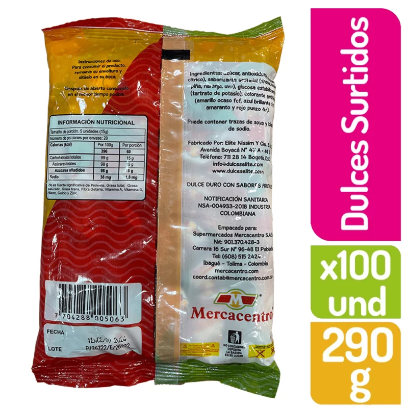 Dulce Mercacentro X100 und Surtido 290 g