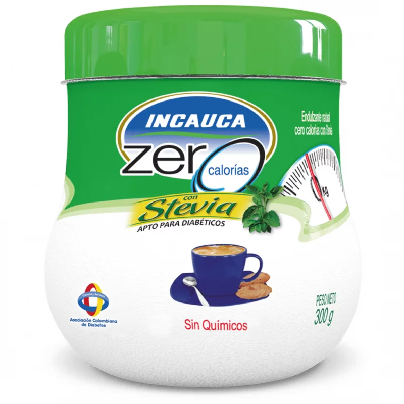 Endulzante Incauca Zero Stevia Azucarera 300 g