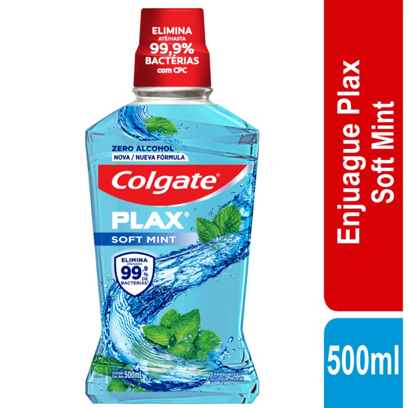 Enjuague Bucal Colgate Plax Soft Mint 500ml