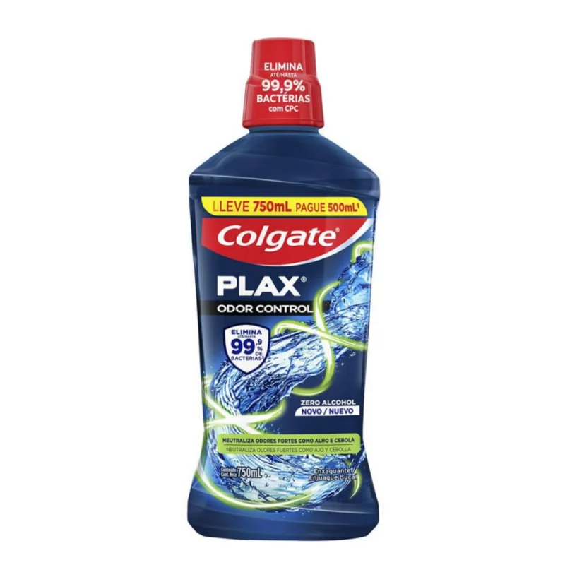 Enjuague Colgate Plax Precio Especial Odor Control x 750 ml