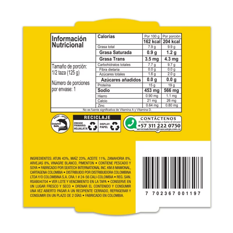 Ensalada De Atún Van Camps 150 g