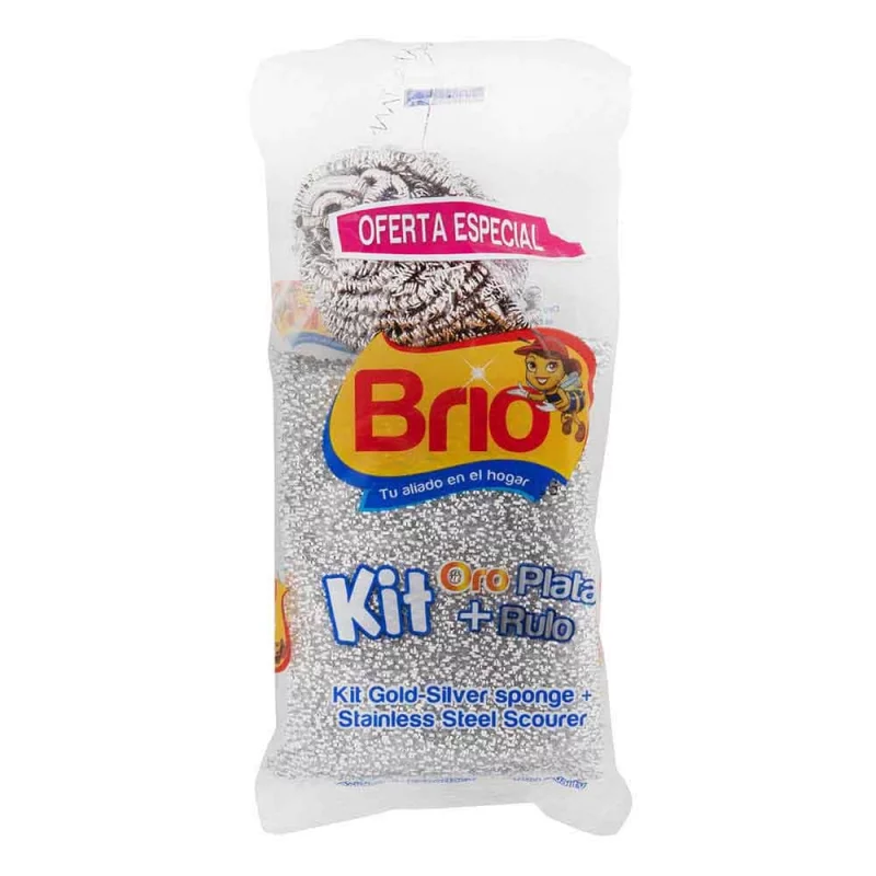 Esponja Brio x2 und Plata-Rulo