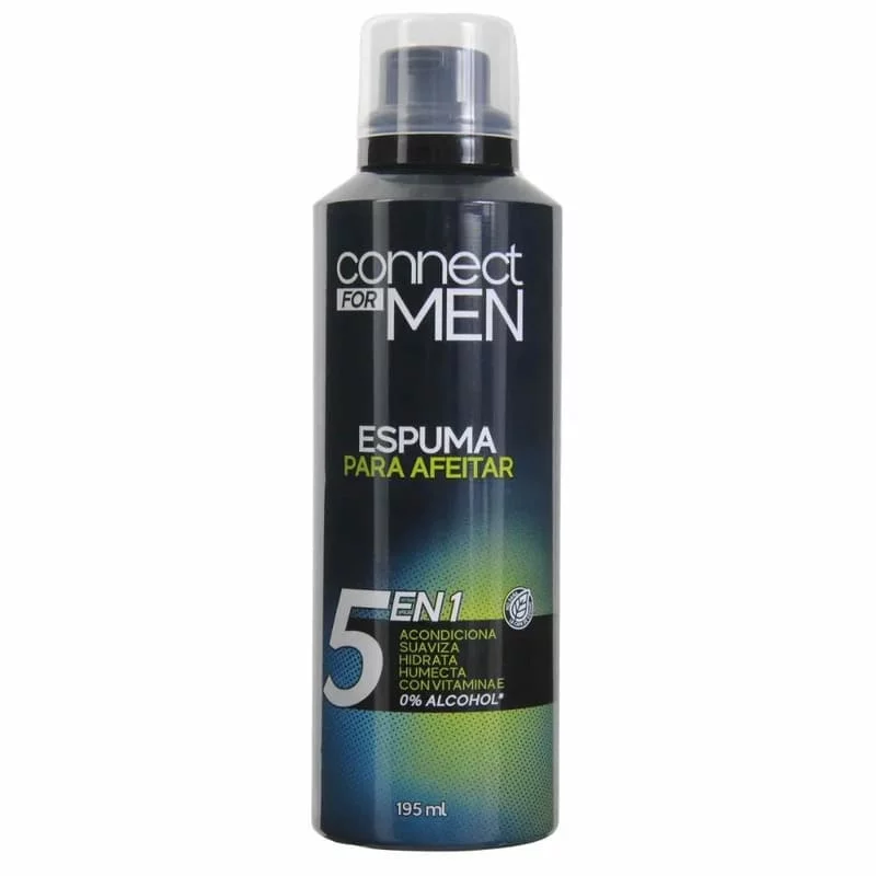Espuma De Afeitar Connect For Men x 195 ml