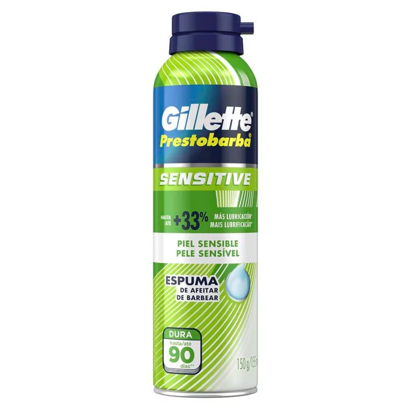 Espuma De Afeitar Gillette 155 ml | Piel Sensible