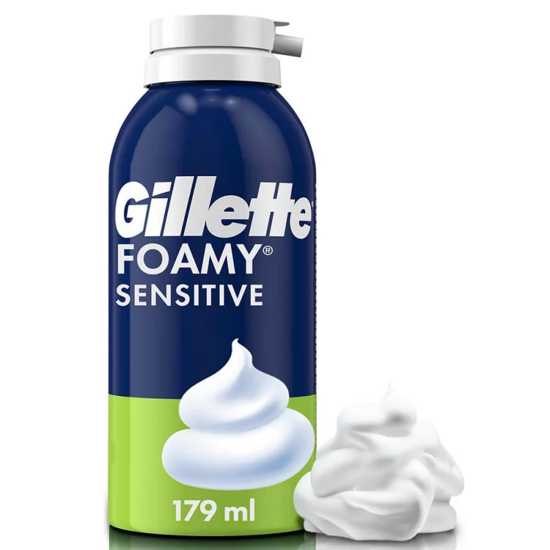 Espuma De Afeitar Gillette Foamy Piel Sensible 15 ml