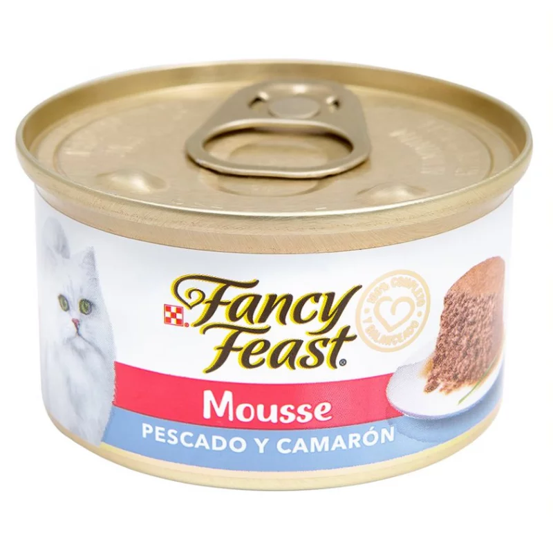 Fancy Feast Mousse Pescado Y Camarón 85 g