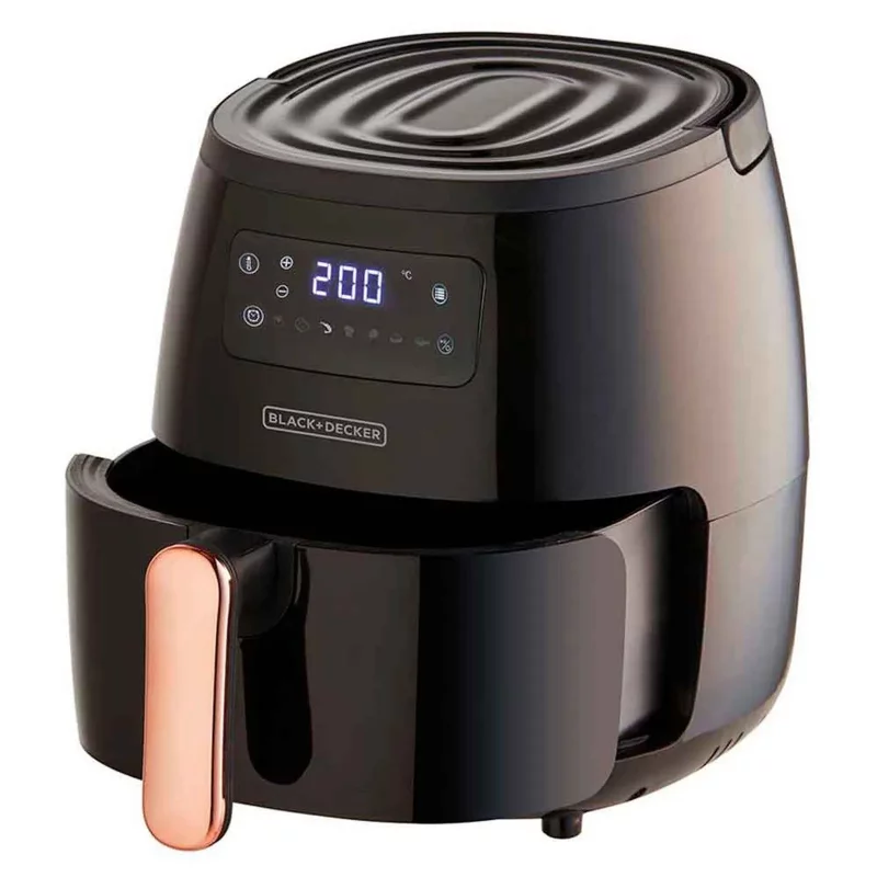 Freidora De Aire Black&Decker Negra Digital 5.7 Litros HFD5055B
