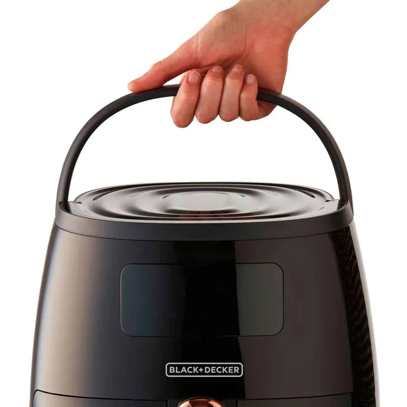 Freidora De Aire Black&Decker Negra Digital 5.7 Litros HFD5055B