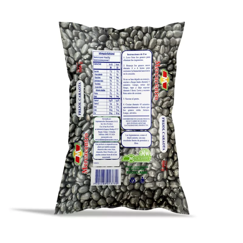 Frijol Caraota Mercacentro 500 g