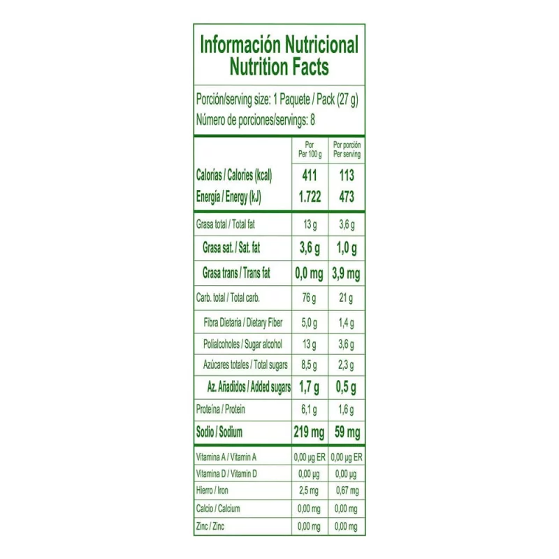 Galleta Crakeñas Con Probioticos 216 g