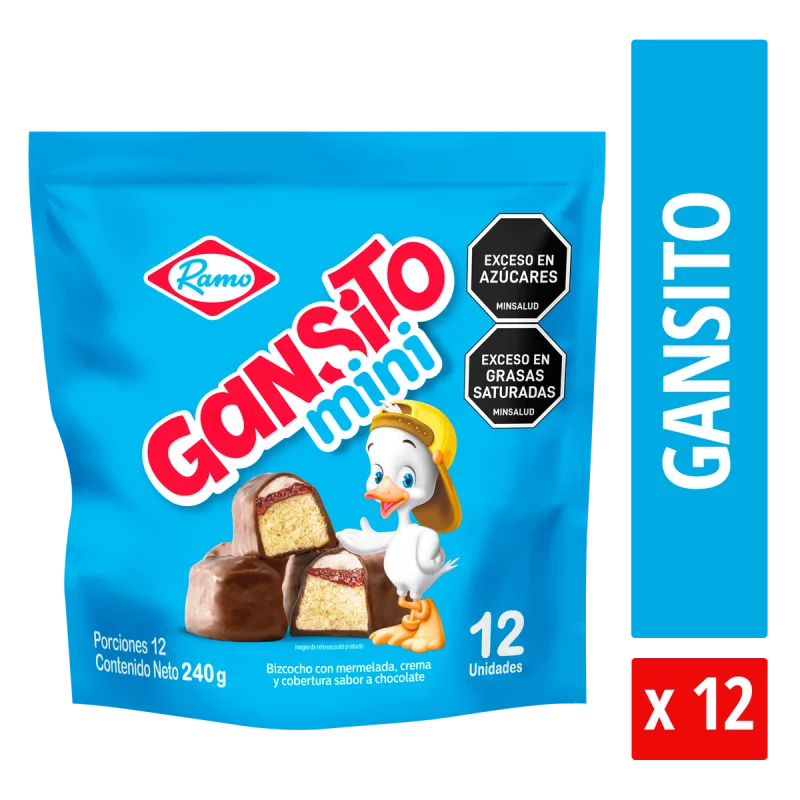 Gansito Mini Ramo 12 und x 20 g