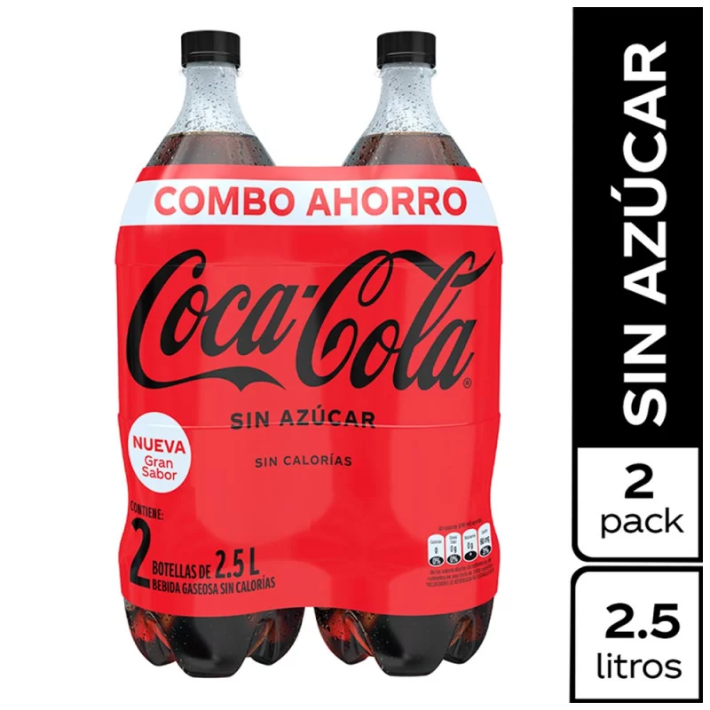 Coca Cola Sin Azúcar 1 L
