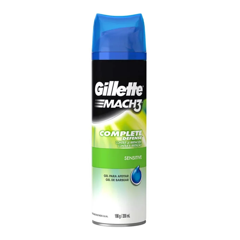 Gel Afeitar Gillette 198 g Mach3 Sensitive