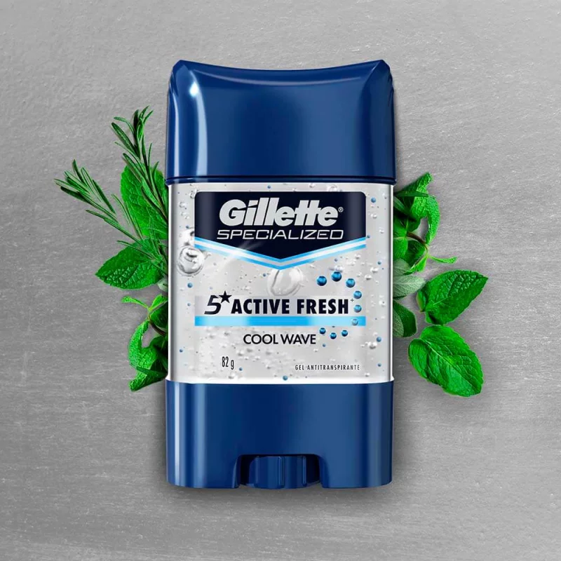 Gel Antitranspirante Gillette Power Beads Cool Wave 82 g