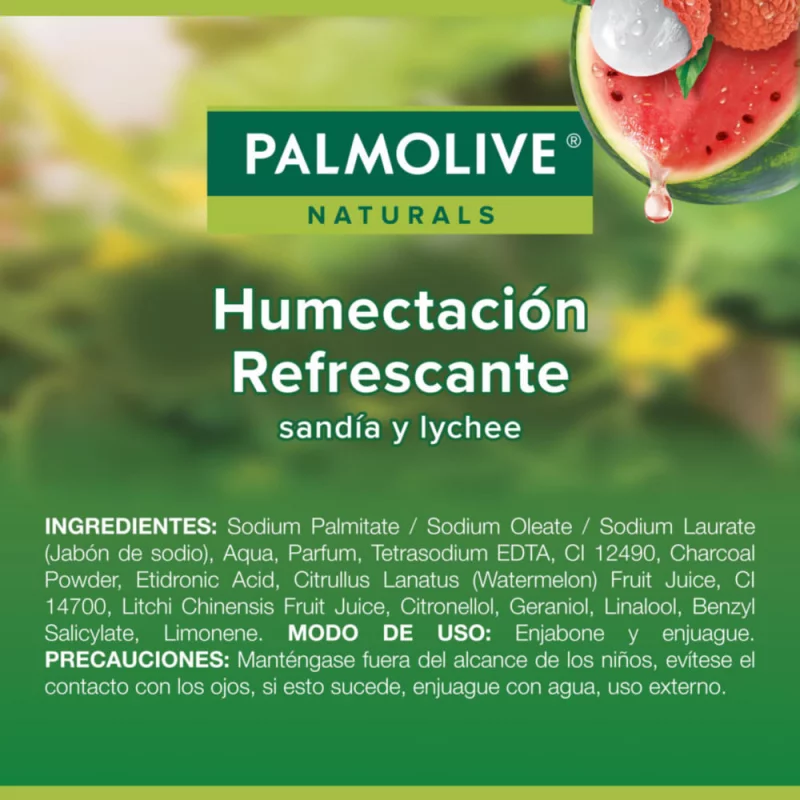 Gel de Ducha Palmolive Sandía y Lychee 390ml