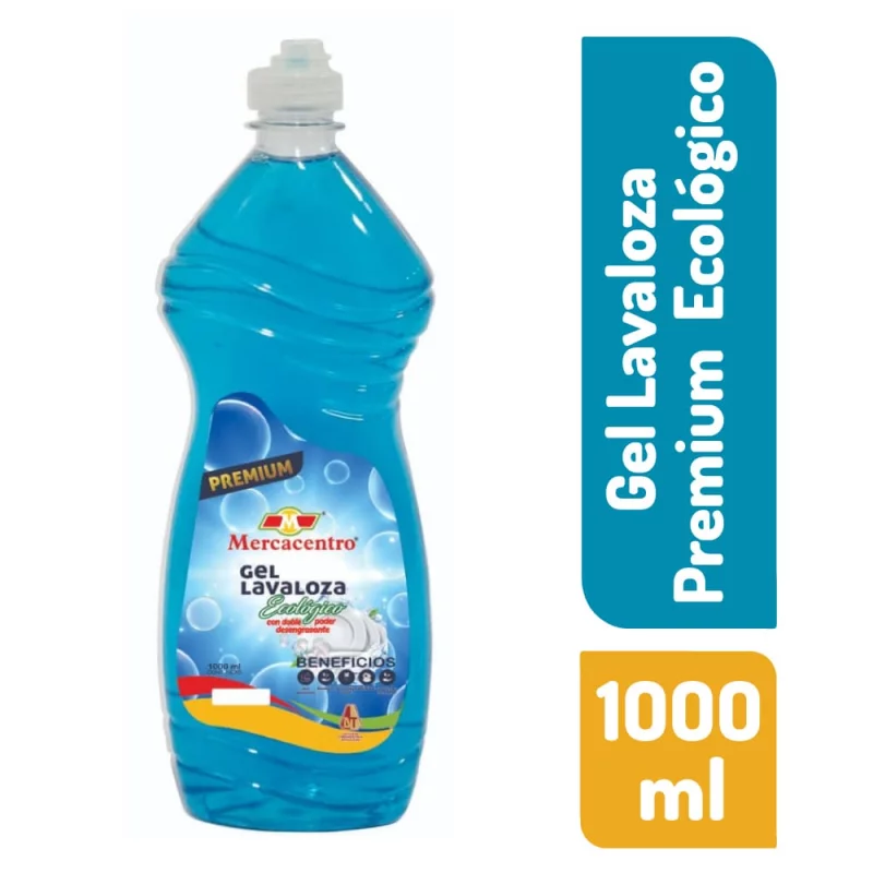 Gel Lavaloza Mercacentro Premium Ecológico x 1000 ml