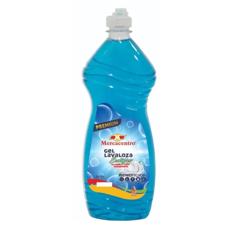 Gel Lavaloza Mercacentro Premium Ecológico x 1000 ml