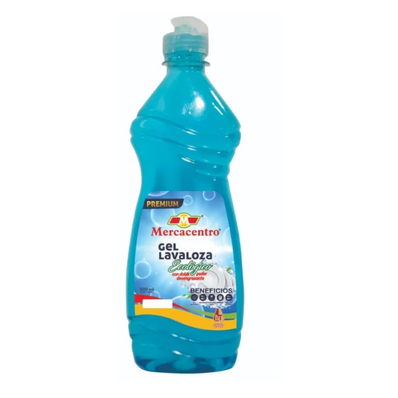 Gel Lavaloza Mercacentro Premium Ecológico x 500 ml