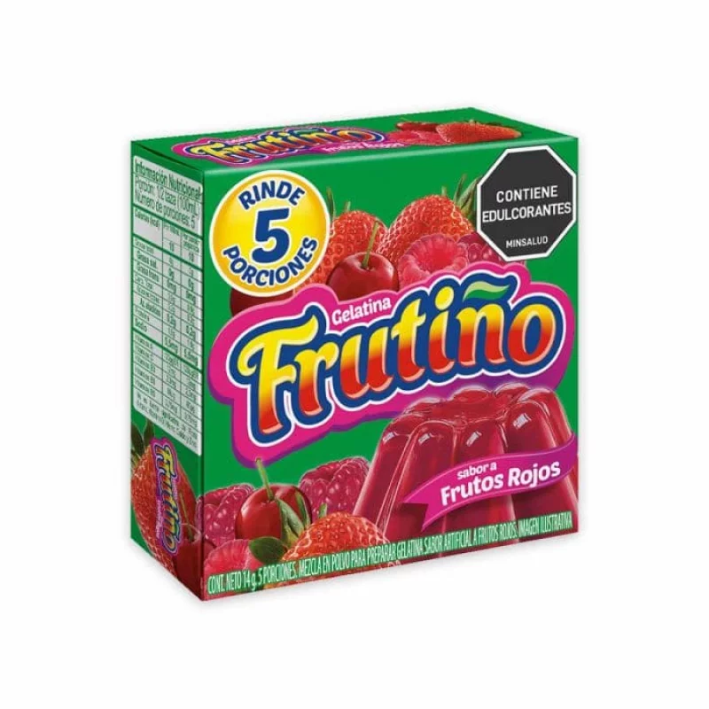 Gelatina Frutino Frutos Rojos x 14 g