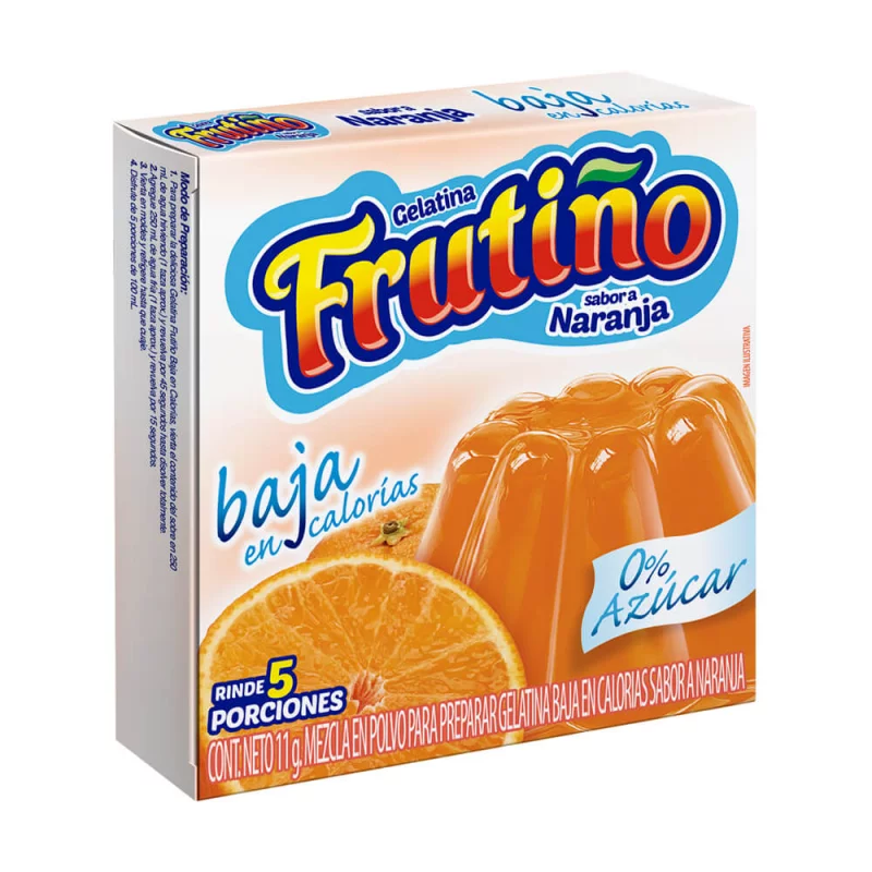Gelatina Frutiño Light x 11 g Naranja