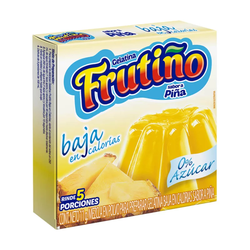 Gelatina Frutino Light x 11 g Piña