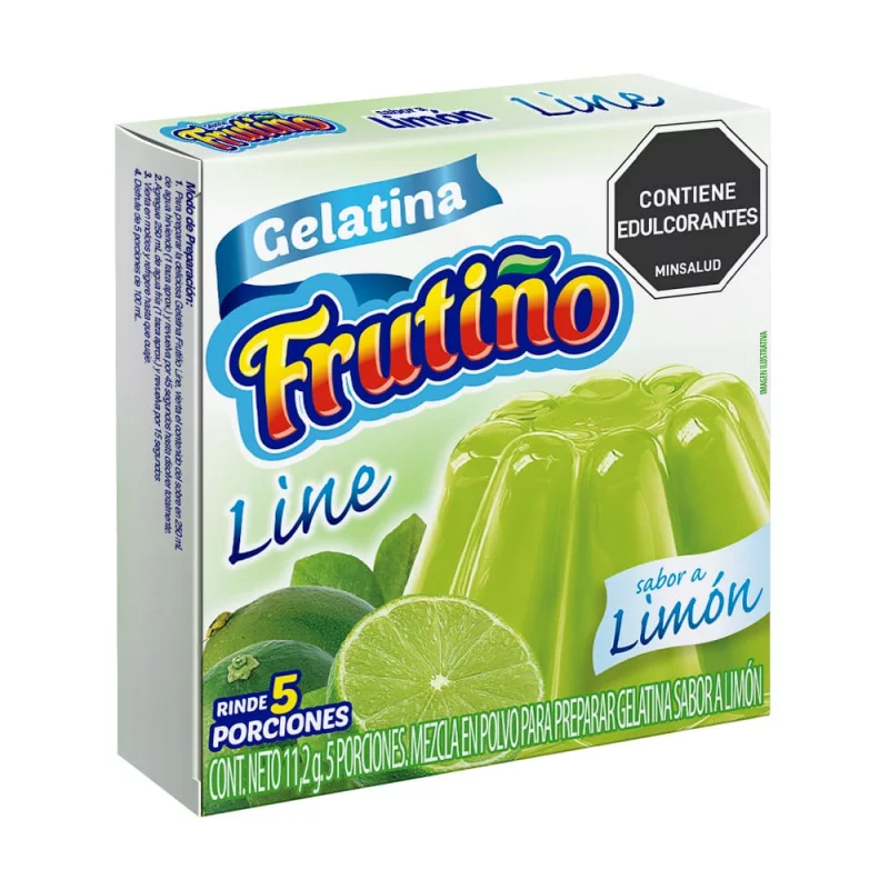 Gelatina Frutiño Line Limón x 11.2 g
