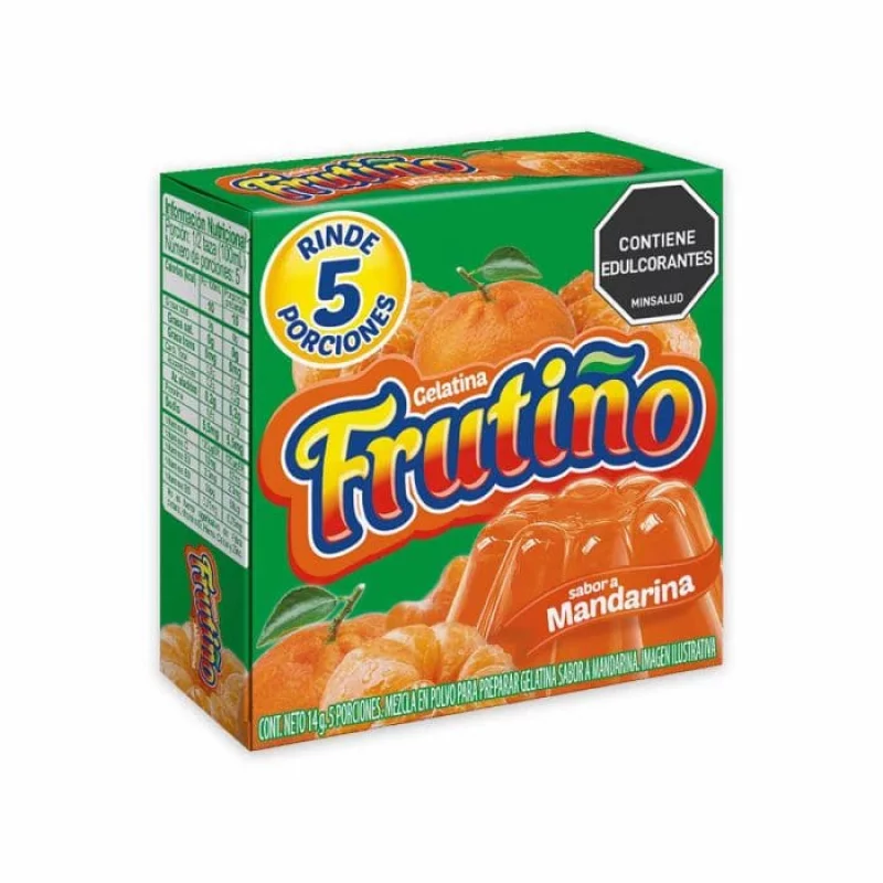 Gelatina Frutino Mandarina x 14 g