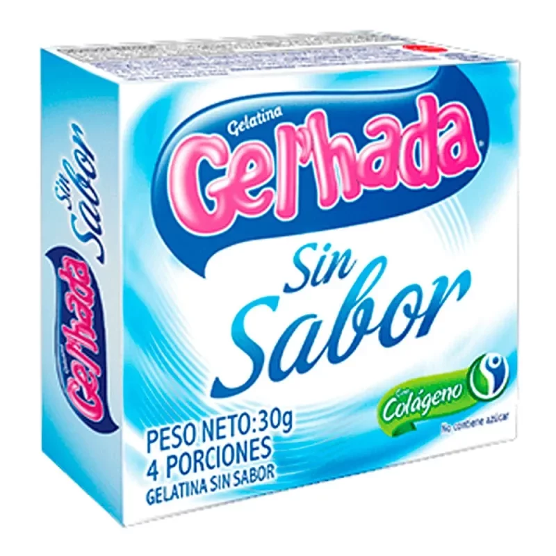 Gelatina Gel'Hada 30 g Sin Sabor