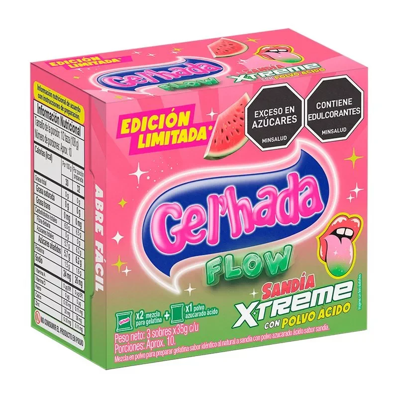 Gelatina gel Hada Flow Sandia xtreme 3 und x 105 g