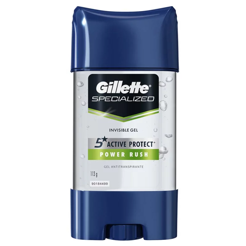 Gillette Clear Gel Power Rush Antitranspirante 113 g