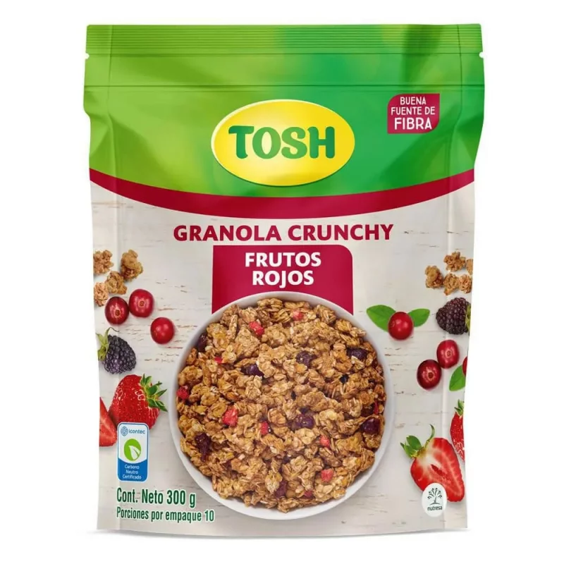 Granola Tosh Crunchy Frutos Rojos x 300 g