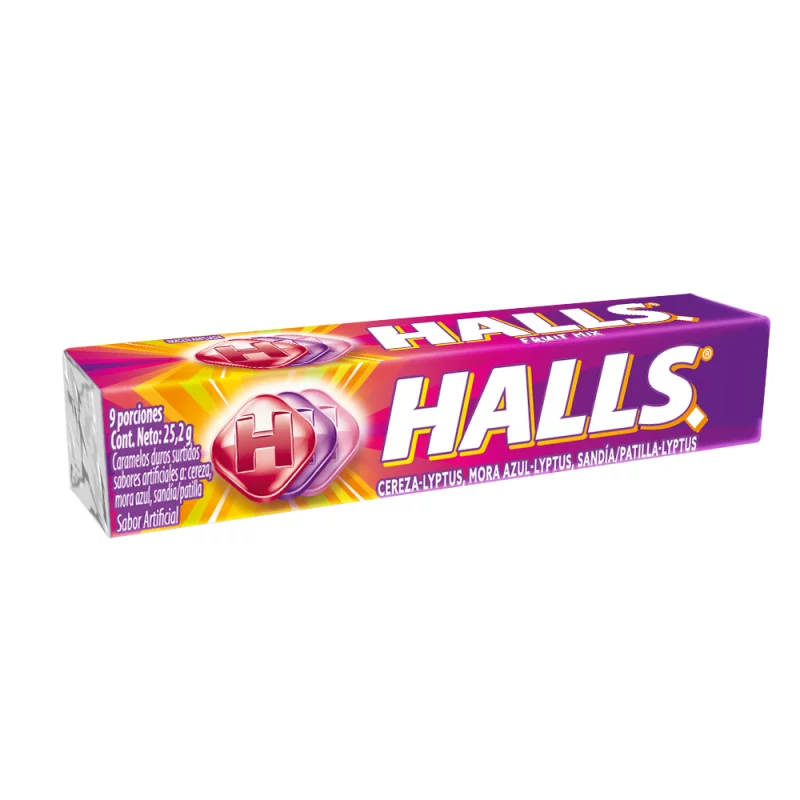 Halls Fruit Mix X9 und