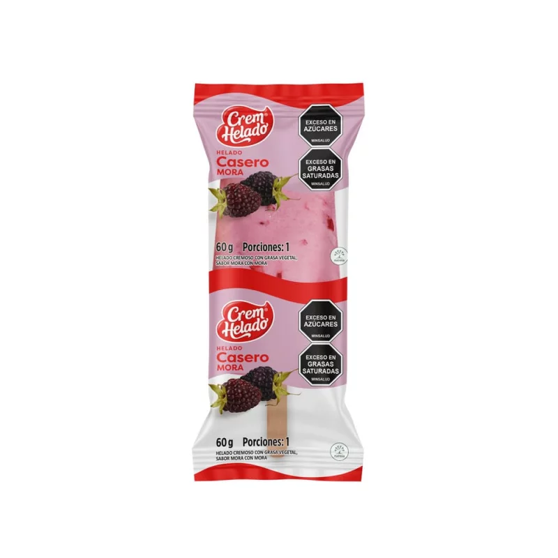 Helado Casero Crem Helado Mora x 60 g