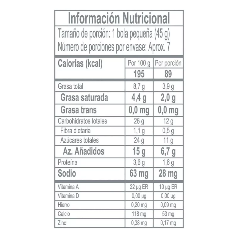 Helado Colombina Ron Con Pasas x 300 g