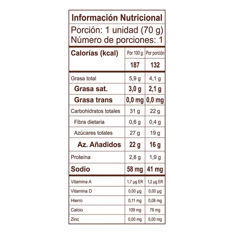Helado Colombina Tradiciónal Relleno Frutos Rojos x 70 g